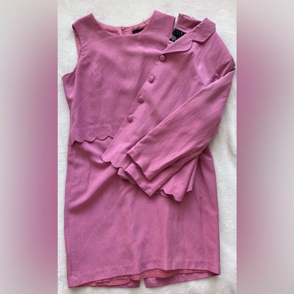 Pink Patrick Collection Skirt Suit
